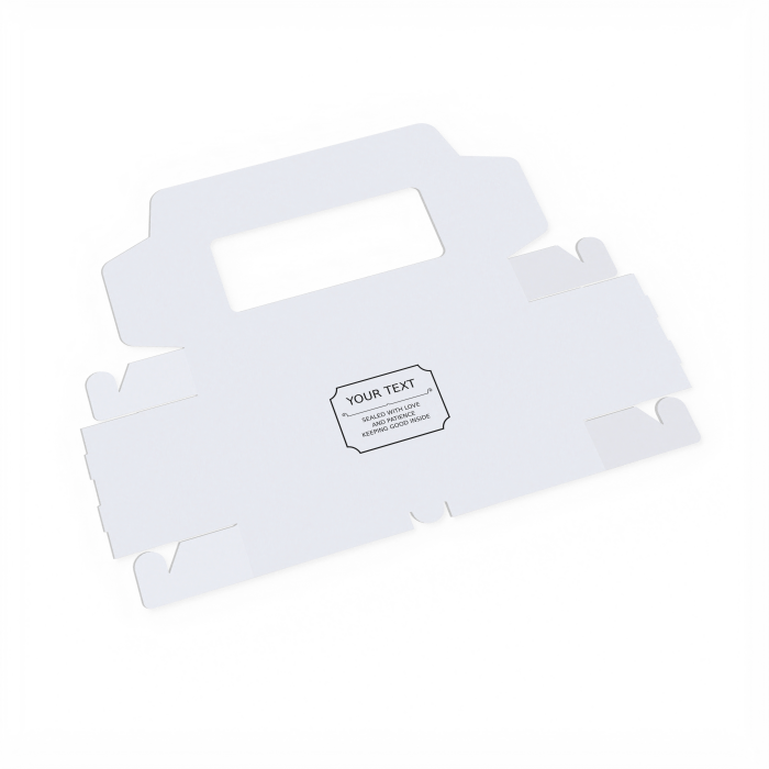 ZRN high-quality custom rectangular paper box with PVC window boxes