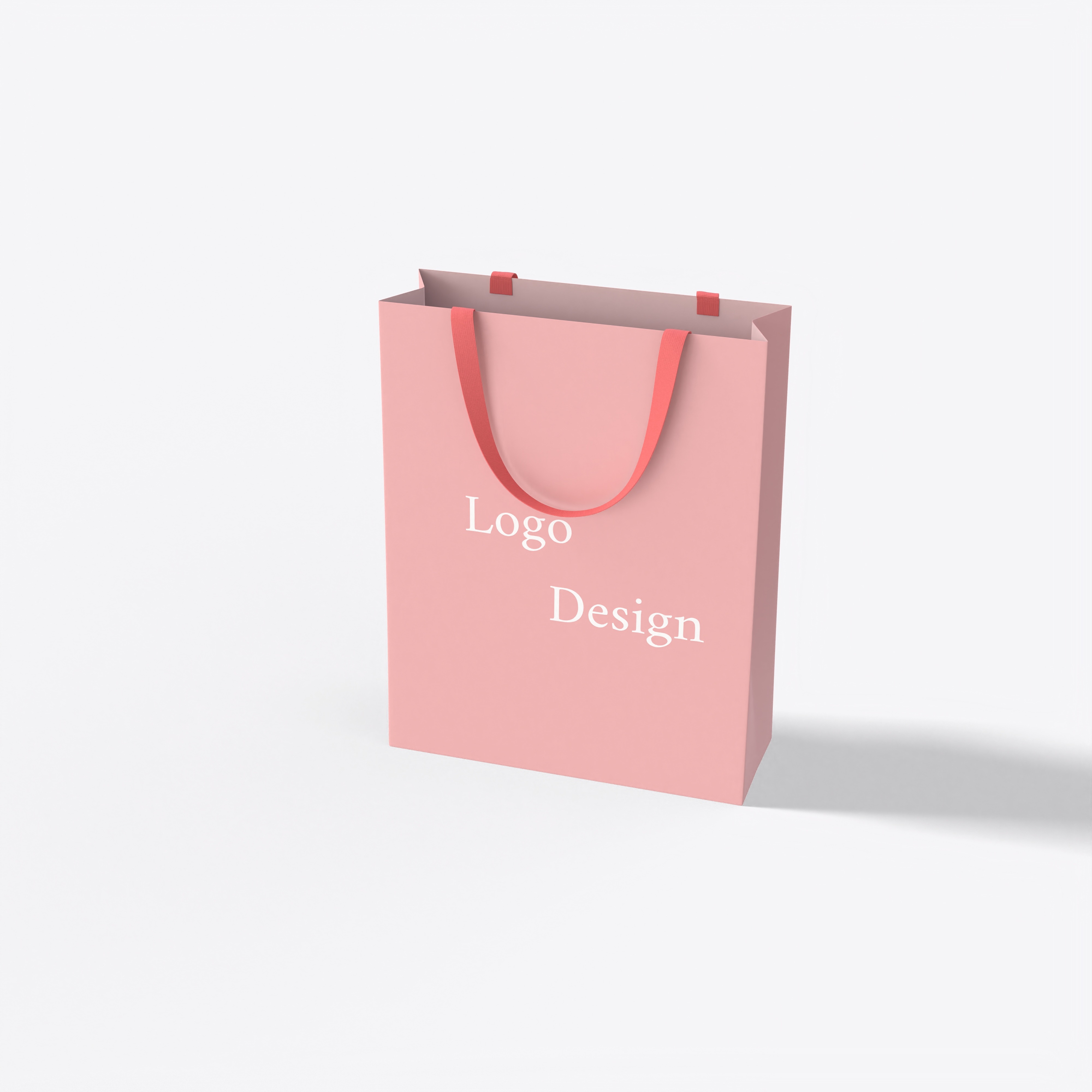 Custom Reusable Paper Shopping Bags with Handles view 2