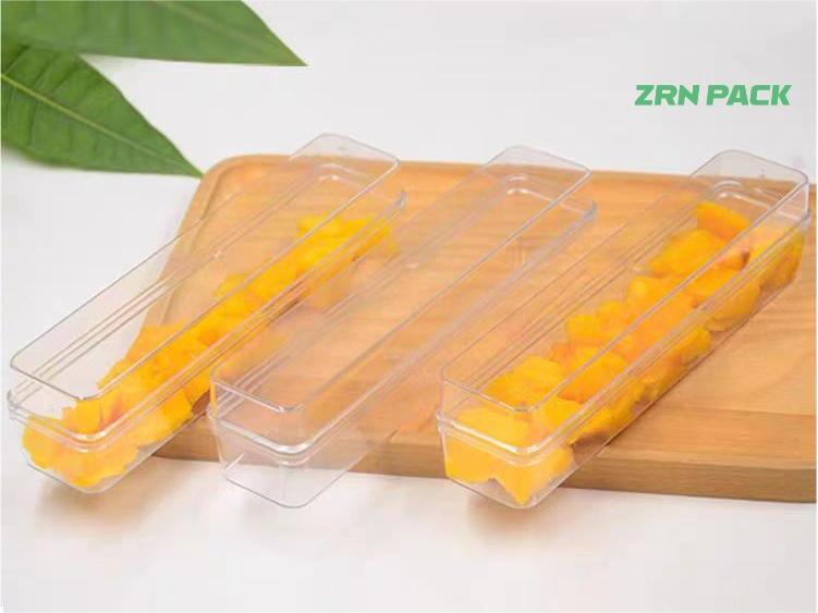 90ML rectangular High quality transparent food grade PS plastic cake box