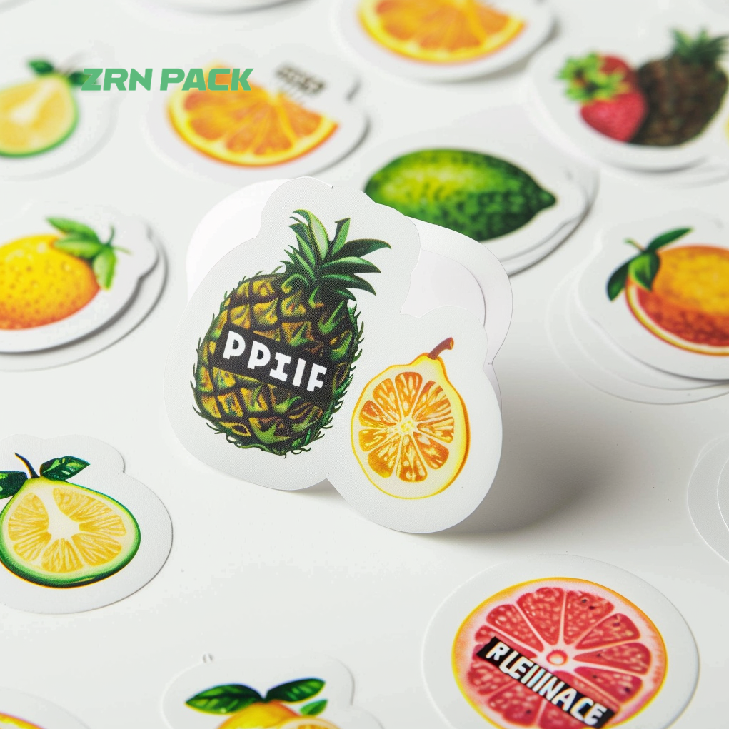 Customizable patterns wholesale adhesive custom labels and color stickers