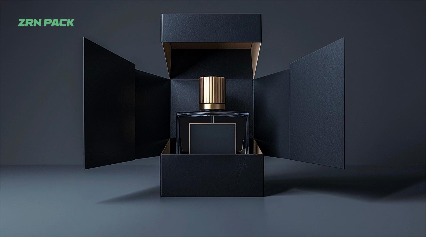 Private custom design Double door open luxury box rigid paper box