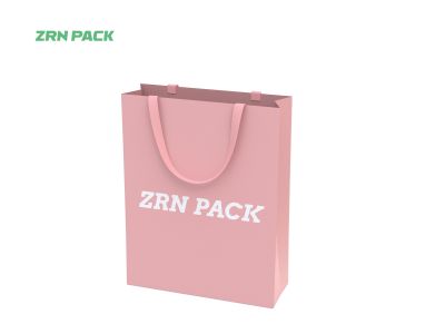 Custom Reusable Paper Shopping Bags with Handles
