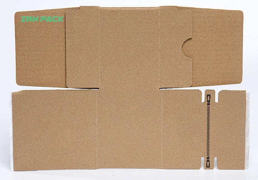 ZRN Zipper Mailing & Shipping Boxes with customized labels for Express packaging