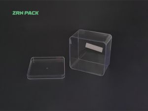 445ml Square Transparent PS Plastic Cake Box – Food Grade Clear Brittle-Resistant Dessert Container main view