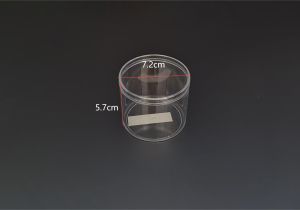180ml Round Transparent PS Plastic Dessert Box &ndash; Food Grade Clear Cake & Pudding Container view 2
