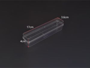 90ml Rectangular Transparent PS Plastic Cake Box &ndash; Food Grade Clear Dessert Packaging Container view 2