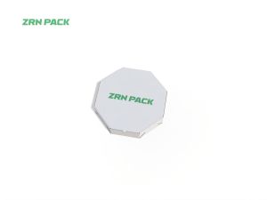 ZRN Large Octagonal Kraft Pizza Box &ndash; Custom Corrugated Paper Packaging main view