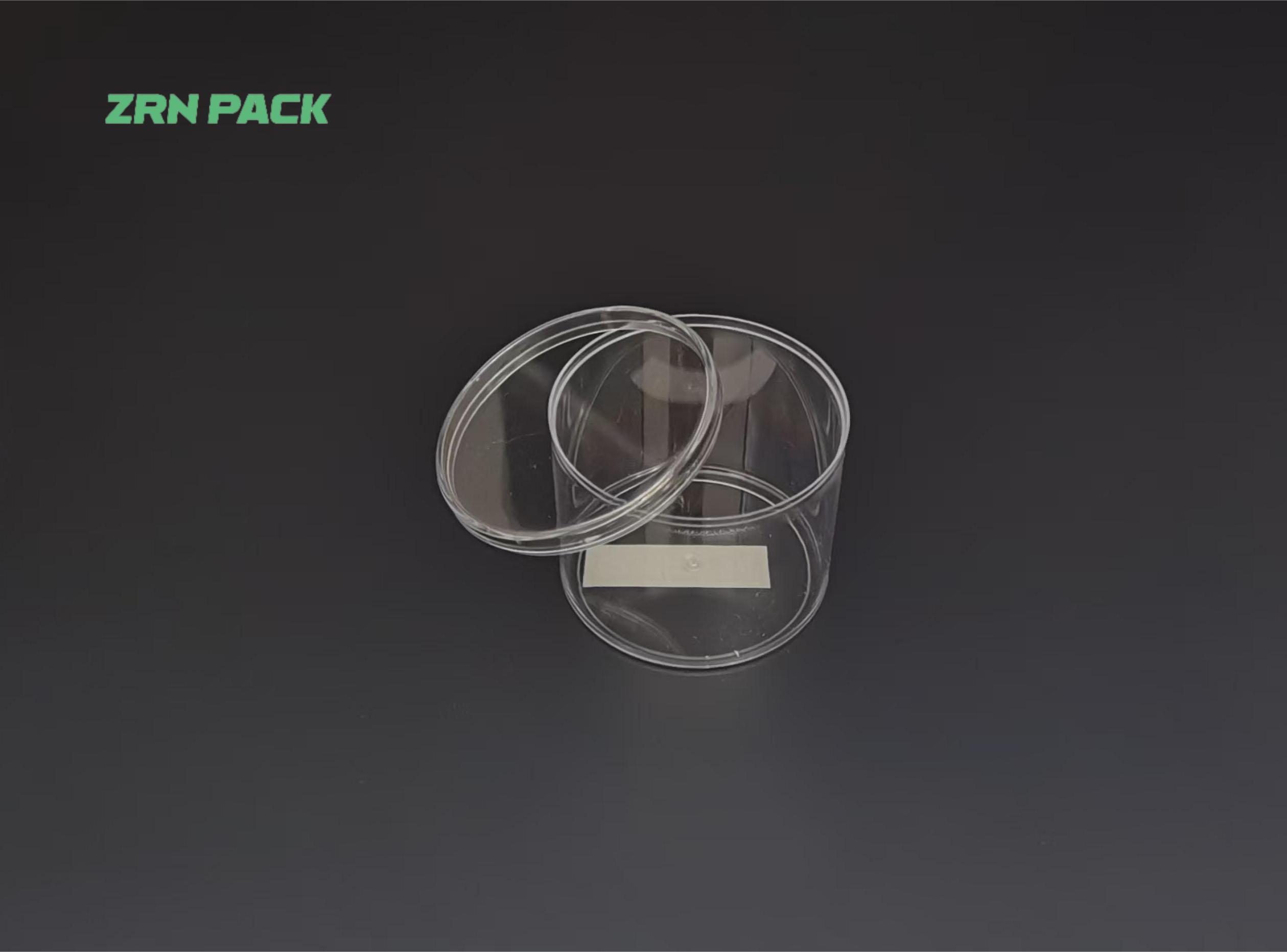 180ml Round Transparent PS Plastic Dessert Box &ndash; Food Grade Clear Cake & Pudding Container