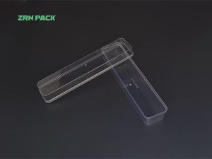 90ml Rectangular Transparent PS Plastic Cake Box &ndash; Food Grade Clear Dessert Packaging Container main view