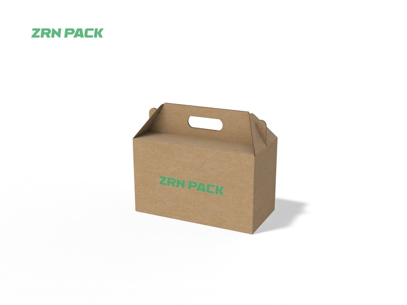 ZRN Personalized French Fries Corrugated Tuck End Boxes &ndash; Custom Unique Printing