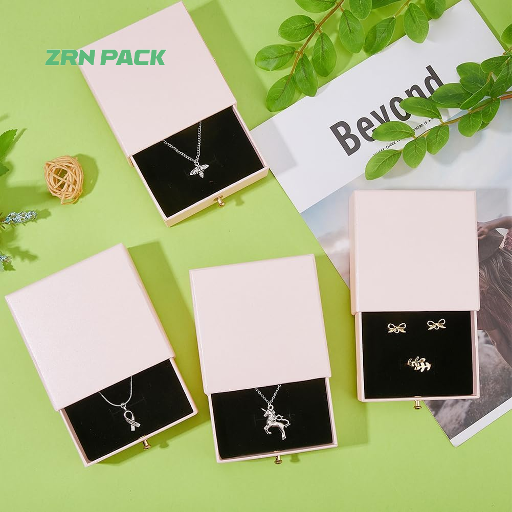 Custom Paper Jewelry Drawer Boxes for Gift Packaging view 5