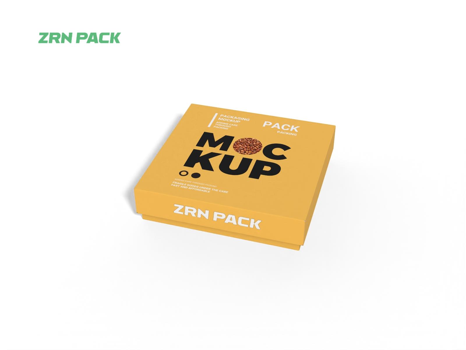 ZRN Custom Paper Packaging Base and Lid – Holiday Gift Set Box