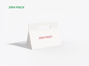 ZRN Polygonal Paper Box with Side Handle &ndash; Triangle Design main view