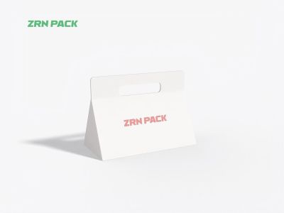 ZRN Polygonal Paper Box with Side Handle &ndash; Triangle Design