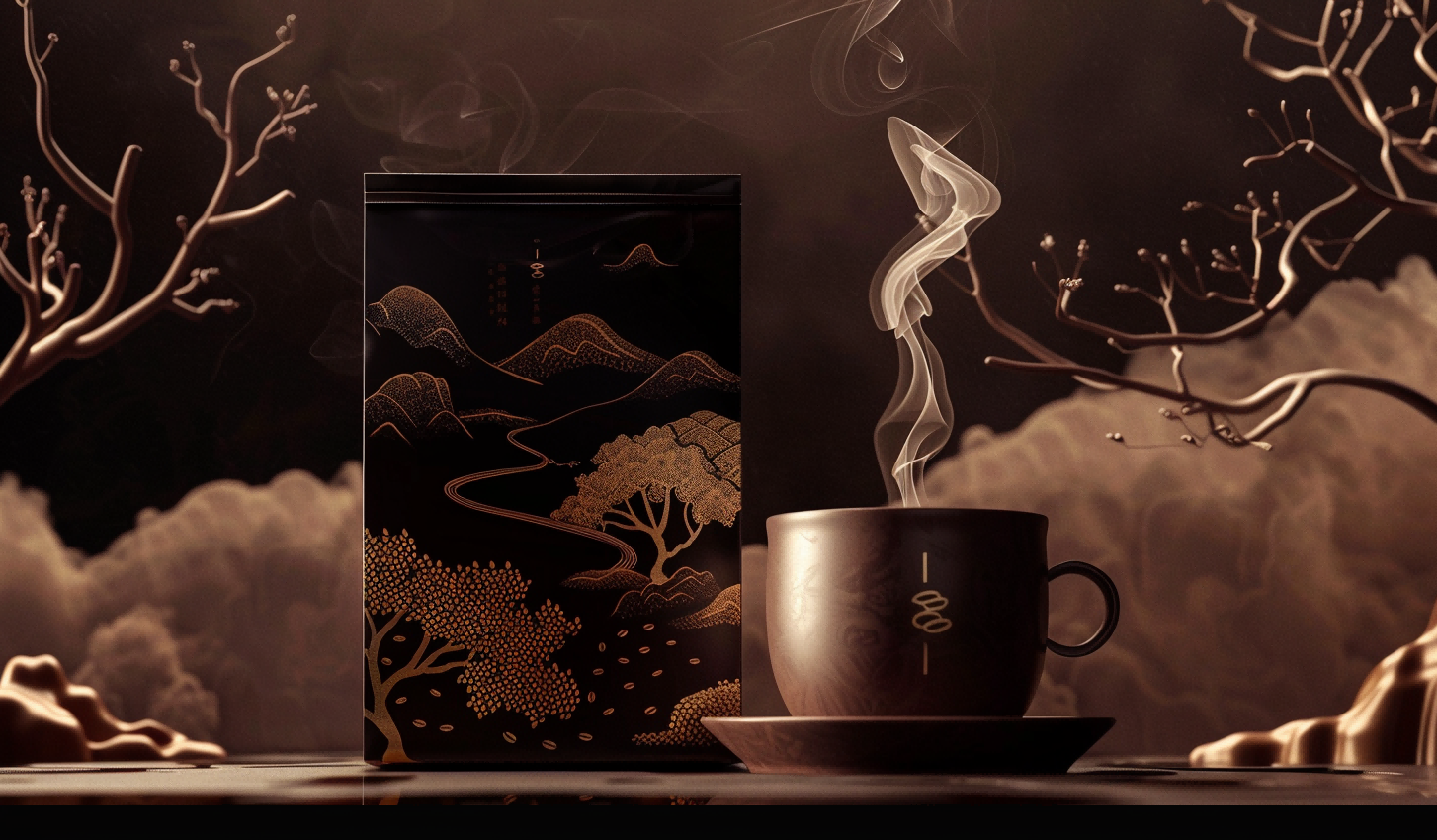 ZRN Christmas gift customized logo recyclable coffee packaging bag