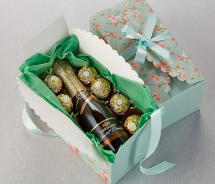 Paper packaging for New Year gift box