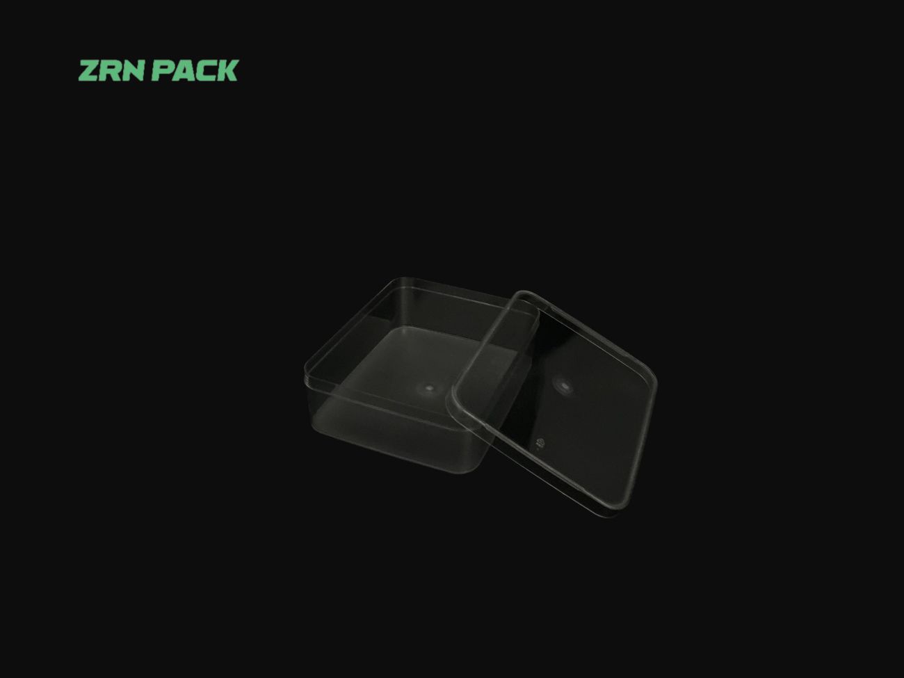 800ml Rectangular Transparent PET Plastic Food Container &ndash; Firm Food Grade Dessert & Cake Box
