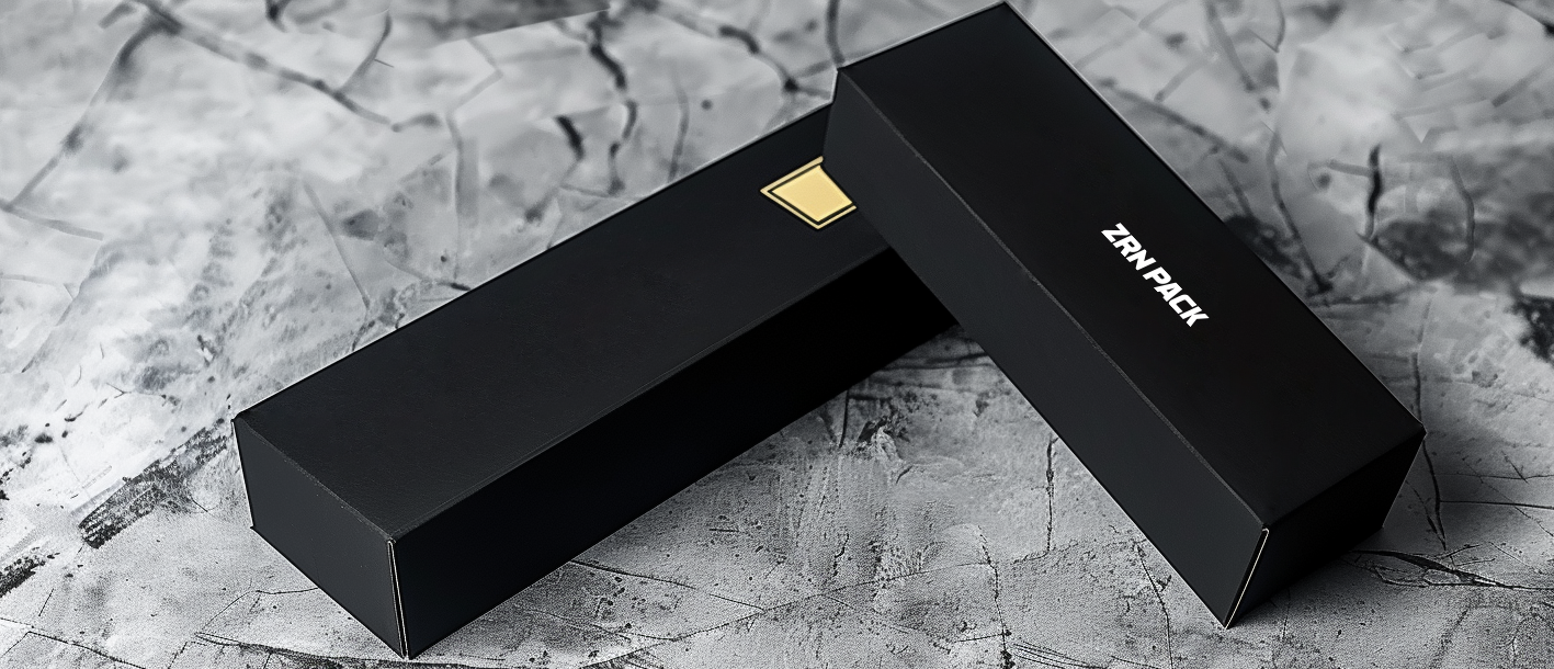 Customizable one-piece straight fold or reverse tuck end boxes