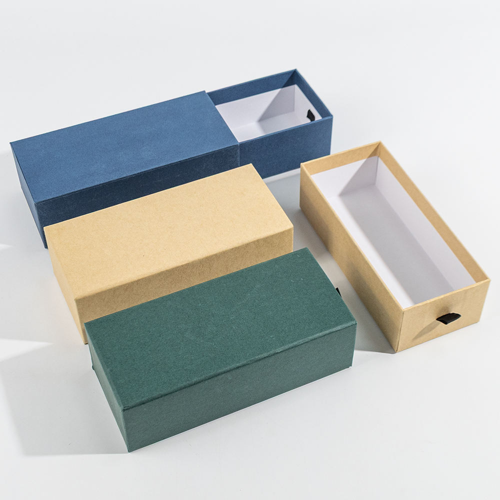 ZRN Custom Logo Rigid Luxury Paper Drawer Box &ndash; Durable Storage Packaging view 7