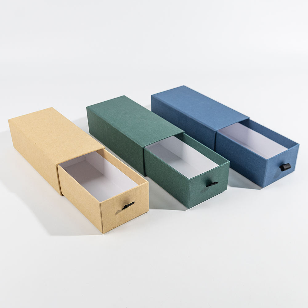 ZRN Custom Logo Rigid Luxury Paper Drawer Box – Durable Storage Packaging view 8