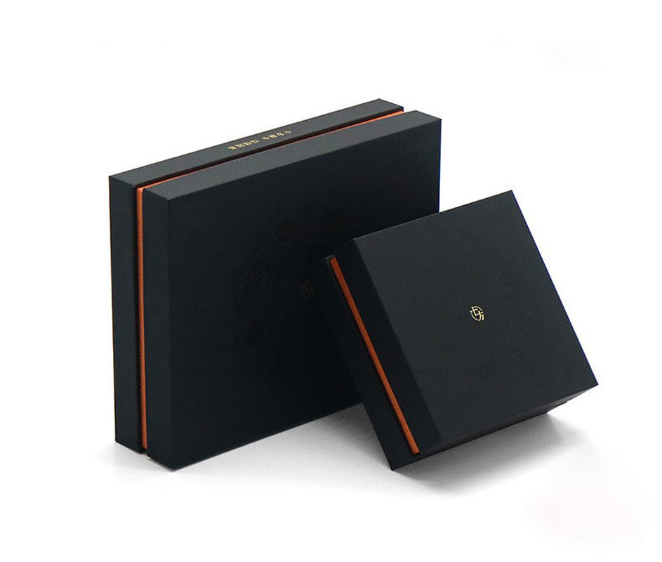 ZRN Black Eco-Friendly Luxury Rectangular Box with Lid &ndash; Custom Packaging view 7