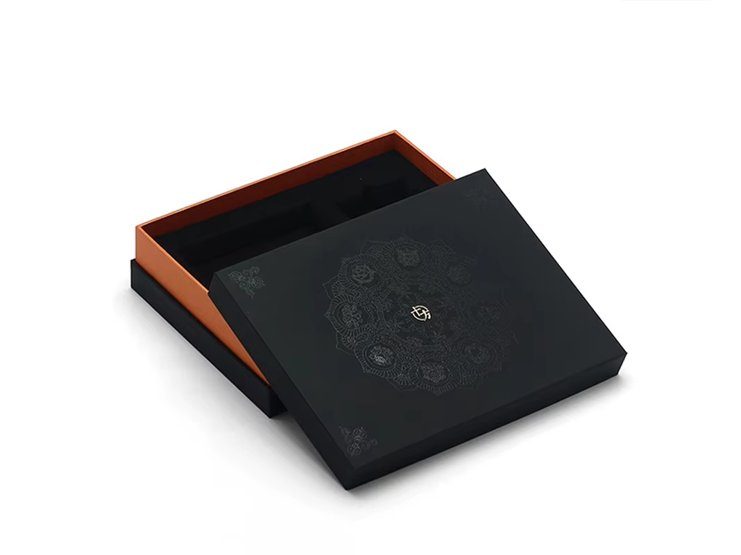 ZRN Black Eco-Friendly Luxury Rectangular Box with Lid &ndash; Custom Packaging view 8