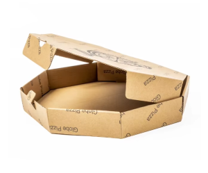 ZRN Large Octagonal Kraft Pizza Box &ndash; Custom Corrugated Paper Packaging view 7