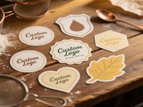 Custom pet food packaging stickers with logo view 5