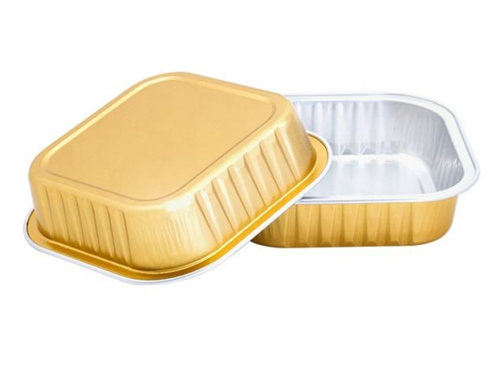 ZR300 Perfect Square Colorful aluminum foil tray Baking Pans view 3