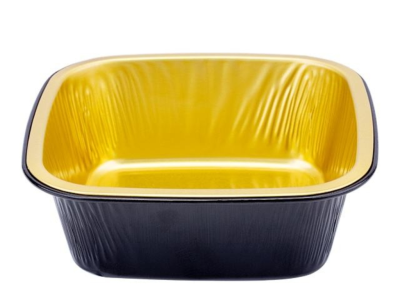 ZR300 Perfect Square Colorful aluminum foil tray Baking Pans for Food & Bakery Packaging