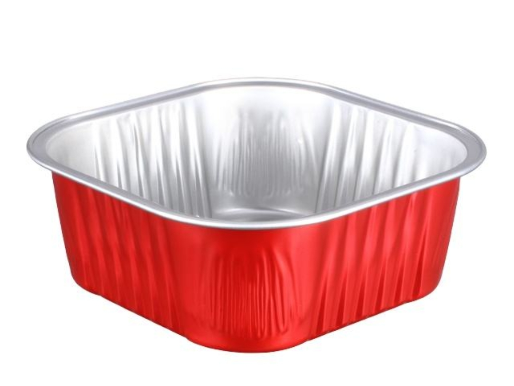 ZR300 Perfect Square Colorful aluminum foil tray Baking Pans view 2