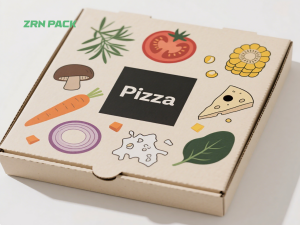 Custom Various Shapes Foldable Pizza Box view 4