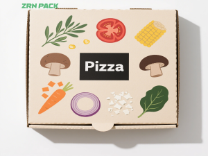 Custom Various Shapes Foldable Pizza Box view 5