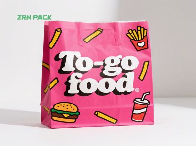 Multi-size spot colored paper bags
