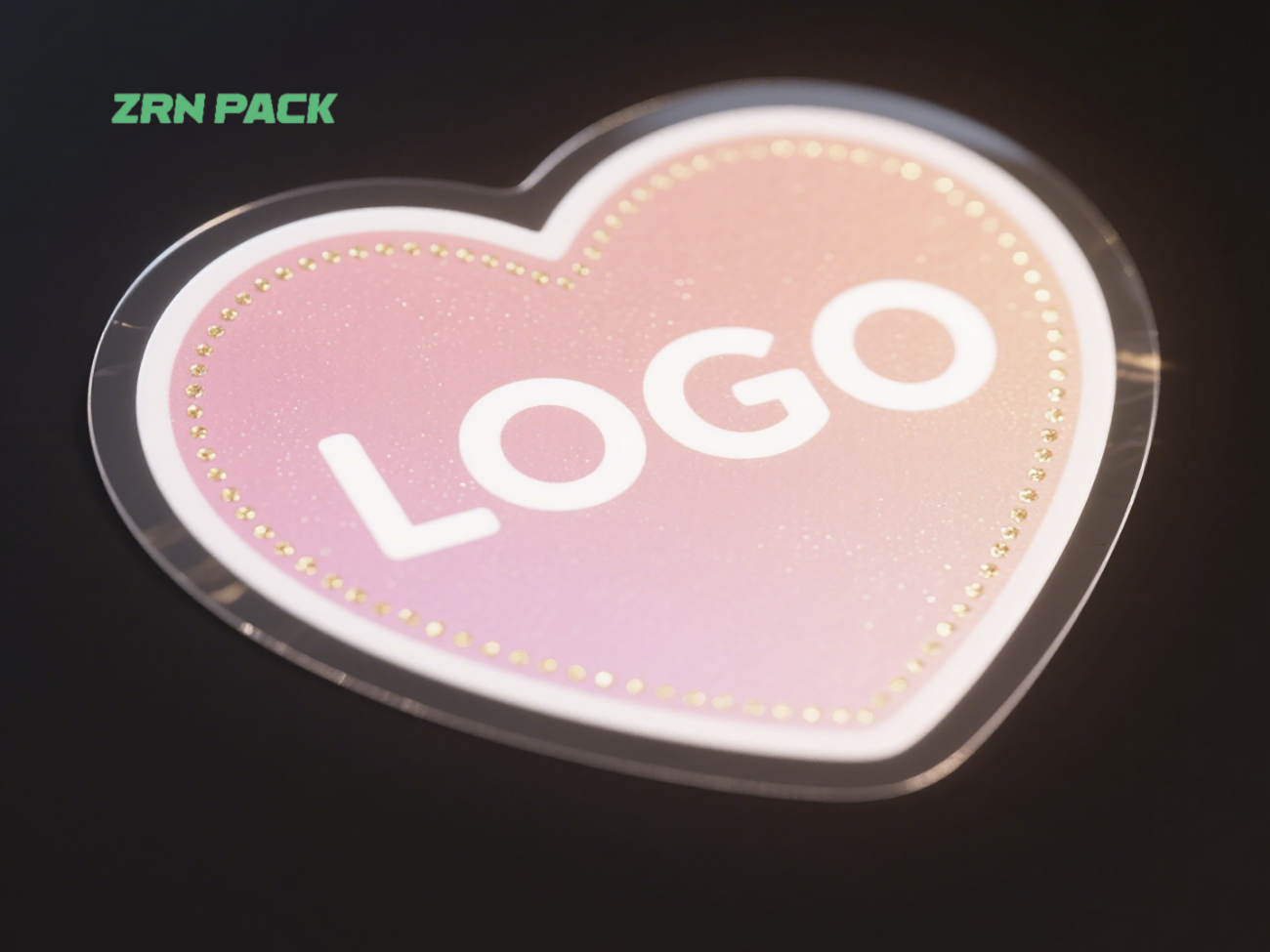 Customizable decorative sticker ZRN sticker