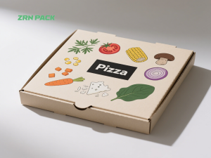 Custom Various Shapes Foldable Pizza Box main view