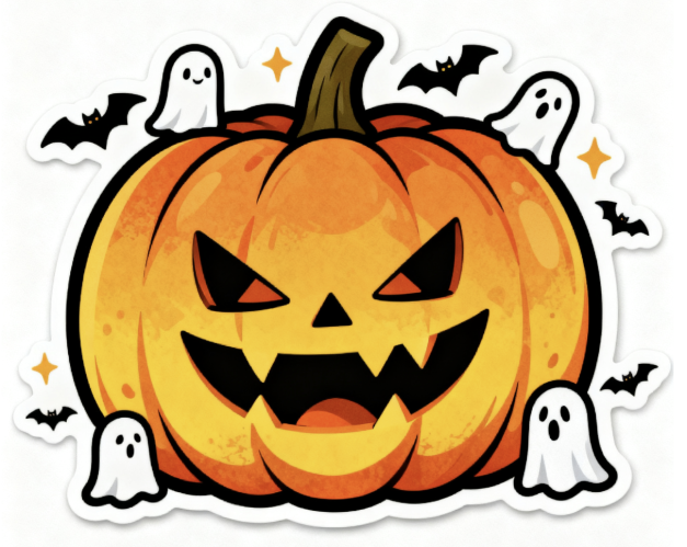 Fun Halloween stickers, super festive atmosphere！