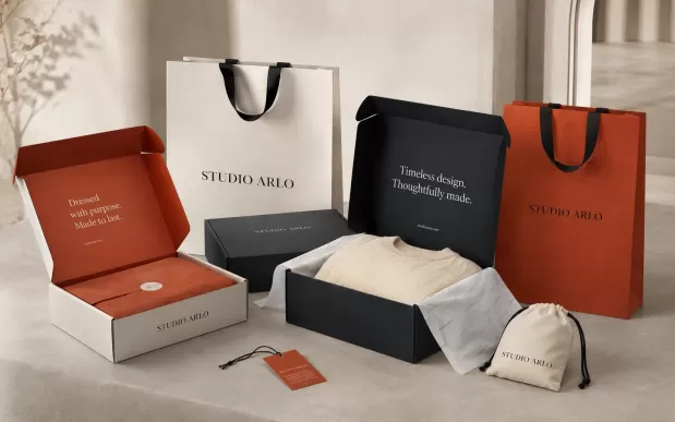 Apparel and fashion packaging by ZRN