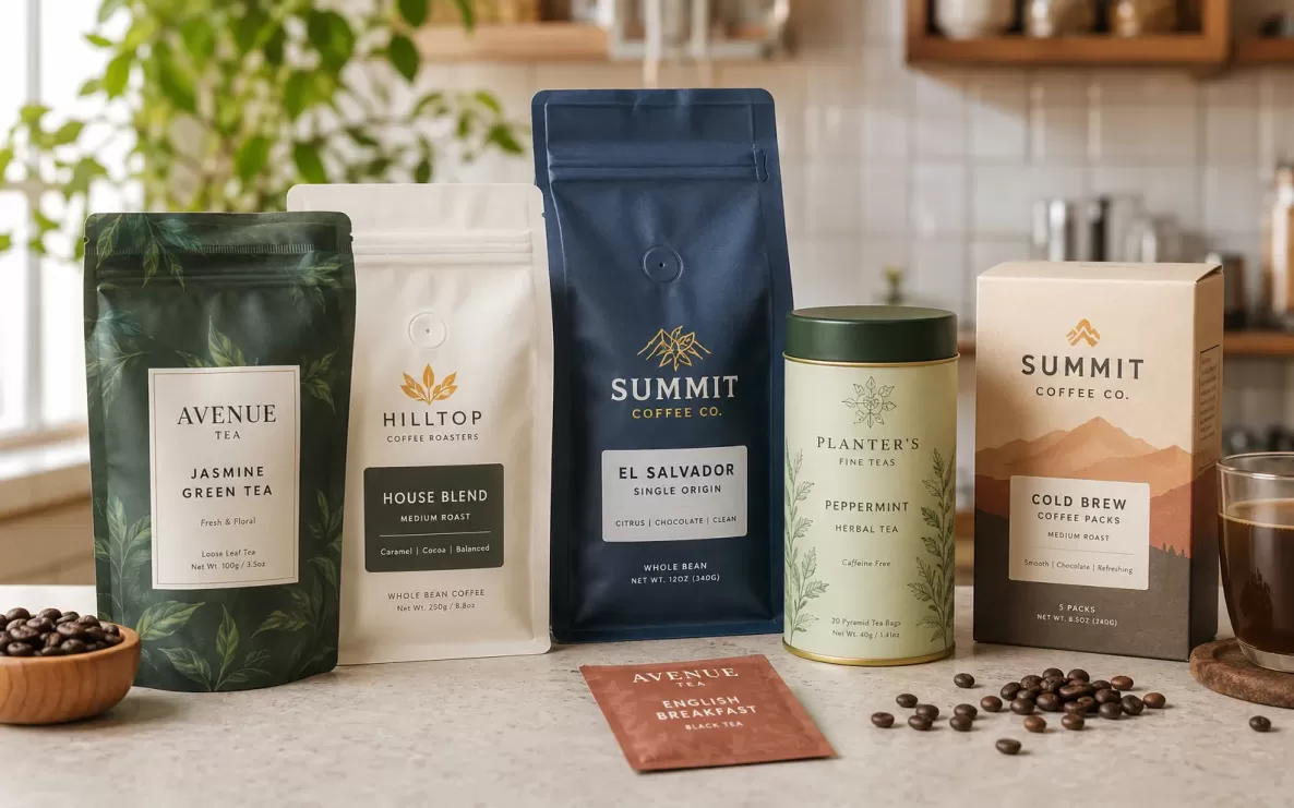Coffee & Tea Packaging packaging by ZRN
