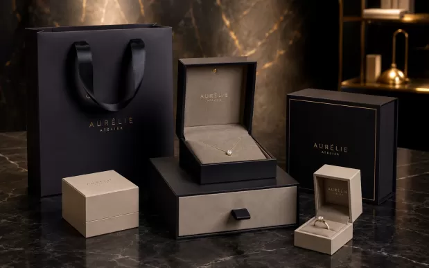 Jewelry and luxury gift packaging by ZRN